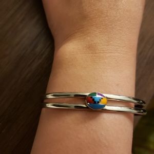 Vintage Sterling Silver Cuff Bracelet